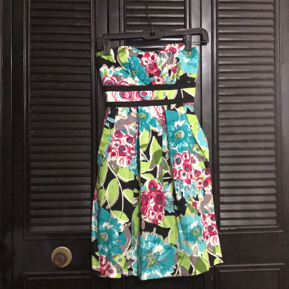 Multicolor cocktail dress